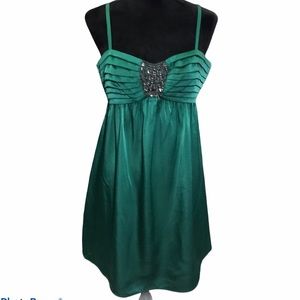 BOGO 50% OFF - BCBG maxazria green cocktail dress